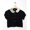 Motel Vintage Andy Collared Crop Blouse 0130 ONE