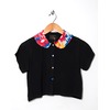 Motel Vintage Andy Collared Crop Blouse 0134 ONE