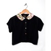 Motel Vintage Andy Collared Crop Blouse 0140 ONE