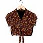 Motel Vintage Penny Tie Crop Shirt 0113