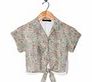 Motel Vintage Penny Tie Crop Shirt 0138