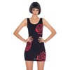 motel Zoe Dress - Red Rose