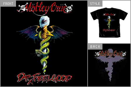 Motley Crue (Dr Feelgood) T-shirt cid_5839TSBP