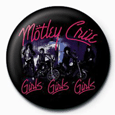 Motley Crue Girls Button Badges