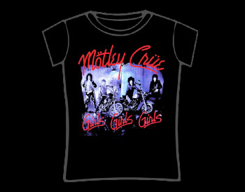 Motley Crue Girls Girls Girls Skinny T-Shirt