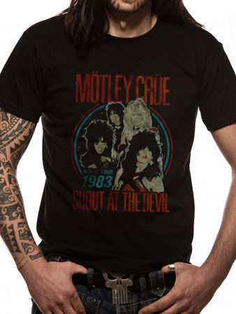 Motley Crue (Vintage World Tour Devil) T-shirt