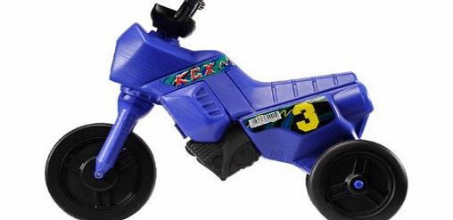 Motoplast Kiddie Bikes, Ride-on Toddler Trike, Push along foot-to-floor motorbike(for ages 2-3, Maxi Blue)