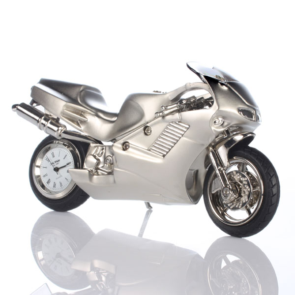 Motorbike Miniature Clock