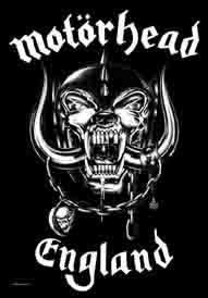 Motorhead England Textile Poster