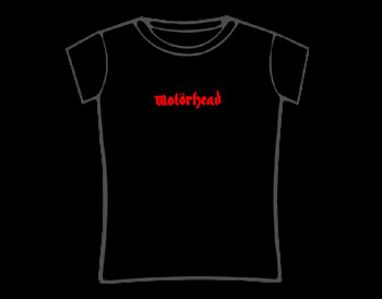 Motorhead Red Logo Skinny T-Shirt
