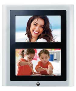 motorola 7in Dual Screen Digital Photo Frame