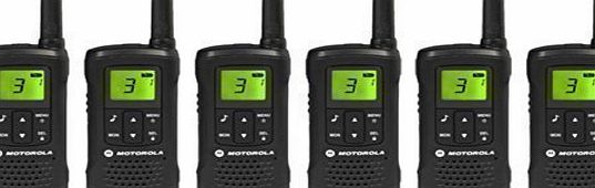 Motorola  TLKR T60 PMR446 Licence Free Two Way Radio Set of 6