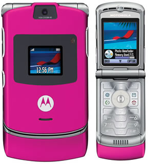 Motorola RAZR V3 PINK UNLOCKED DELUXE PACK
