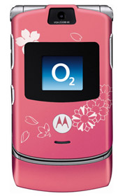 Motorola RAZR V3 UNLOCKED CHERRY BLOSSOM TATTOO
