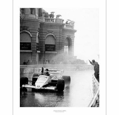 Motorsport Framed Ayrton Senna 1984 Monaco Grand Prix Formula 1 Photo Memorabilia