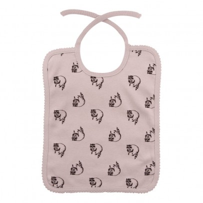 Moumout Bavoir Classique Ratons Laveurs Grey `One size