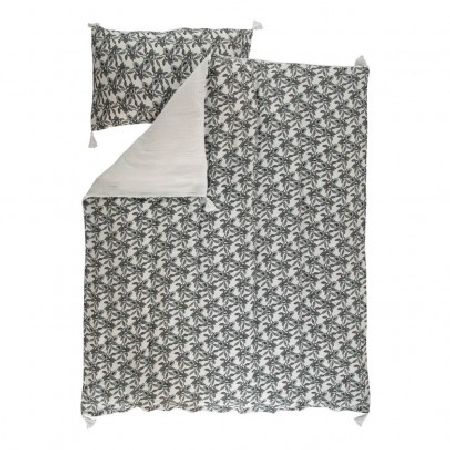 Moumout Charlie Floral Bedding Set Pale blue 110x125