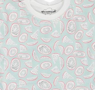 Moumout Dragonfruit Sweatshirt Bib Pale green `One size