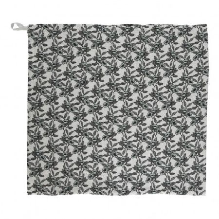 Moumout Large Flowers Swaddle Pale blue L