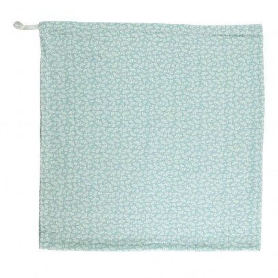 Moumout Large Hearts Swaddle Pale blue L