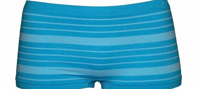 Mount Cherry Ladies Novelty Boxer Shorts Trunks Underwear Stretchable Boxers Designer Striped Design (Large/XL (14-18), Jade)