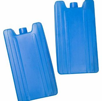 Mountain Warehouse Camping Picnic Festival Chilly Bin Summer Portable Compact Brick Ice Packs Blue One Size
