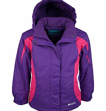 Mountain Warehouse Sugar Girls Snowproof Ski Jacket Purple 7-8 years