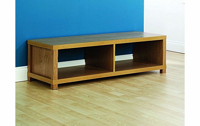 Mountrose Chicago Wide Screen Tv Unit In Oak FREE DELIVERY