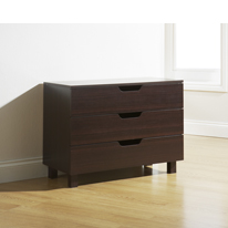 Mountrose Limited Clearance - Billings 3 Drawer Chest in Walnut