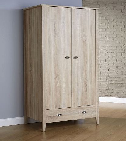 Mountrose Portwood 2 Door Wardrobe In Oak
