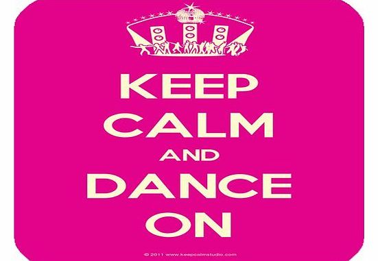 Keep Calm And Dance On Customized Rectangle Mousepad