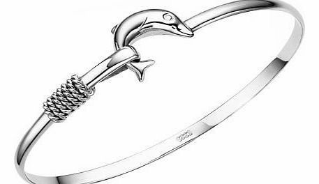 Silver Dolphin Bracelet for women teenage girls,with a Gift Box, Ideal Gift for Birthdays / Christmas / Wedding---Model: X12551
