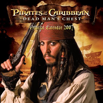 Movie Pirates of the Caribean 2 2006 Calendar