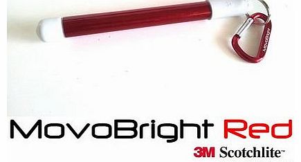 Cyclists MovoBright 360 Reflector Twin Pack. White and Red Cycle Safety Reflector Provide High Visible Reflectivity from 360 Degrees. Safe Bright White and Red Hi Viz Safety Reflectors. Attract Attent