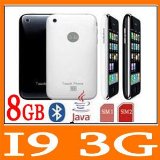 MP4MOBILESHOP MMS White i9 3G (8GB) Touch Screen Mobile Phone Smartphone PDA, GSM Quadband, Dual Sim Dual Standby, MP3/MP4, JAVA, SELF-INSTALL, Unlocked, Sim Free