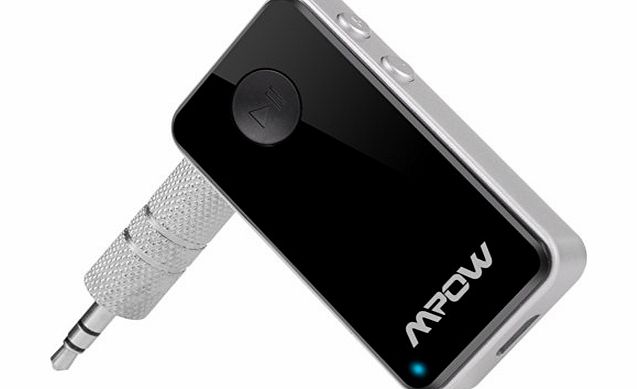 Mpow Streambot Mini Wireless Bluetooth 4.0 Audio Music Streaming Receiver Adapter with 3.5 mm Stereo Output and Hands Free Calling for Car, Headphones or Home Stereo