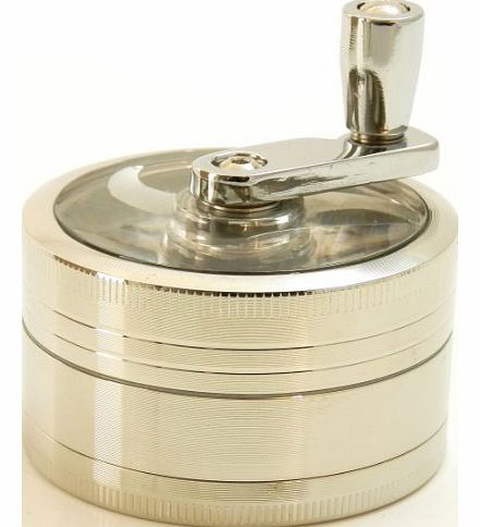 Mr. Brog Three Piece 2 1/2`` Herb, Spice, Tobacco, etc Grinder with Lever