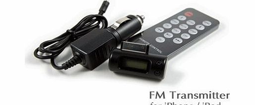 Mr.Gadgets Solutions FM Transmitter for Apple iPod Nano 6G (6th Generation) with Remote and car charger