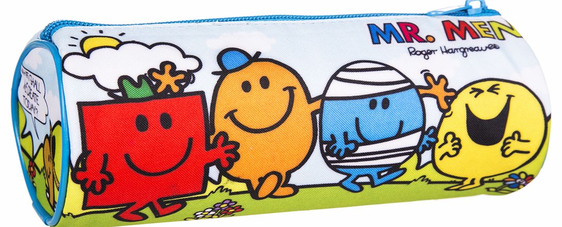 MR MEN And Little Miss Barrel Pencil Case