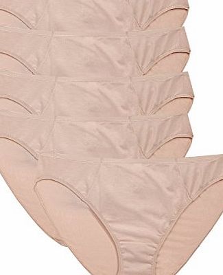 MS 5 PACK M.amp;.S Ladies Soft Modal Knickers / Briefs ((01Nude) , Nude Assorted Sizes (16)