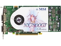 MSI 256MB NVIDIA Geforce 7800GT PCI Express Graphics