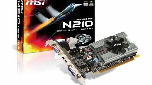 MSI Video N210-MD1G/D3 GeForce 210 1GB DDR3