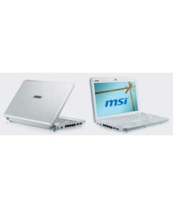 msi Wind U100 10in Mini Laptop - White