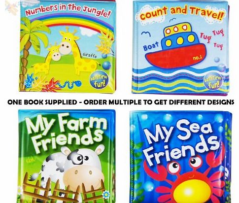 Soft Bath Book Baby Toddler Childs Bathtime Play Floating Educational Toy
