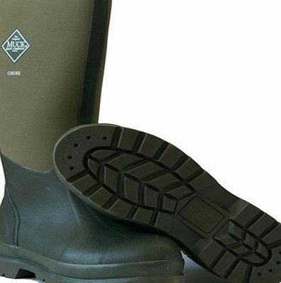 Muck Boot Chore Hi Moss Green Neoprene Wellies (5UK)