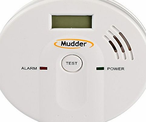 Mudder Battery Powered Backlight Digital Display Carbon Monoxide Detector Co Alarm Meter Tester with Voice Warning