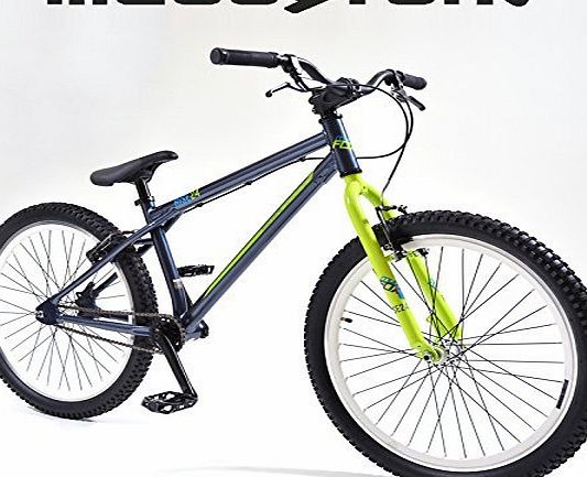 Muddyfox Rise 24`` BMX Bike - Gents - Blue and Green