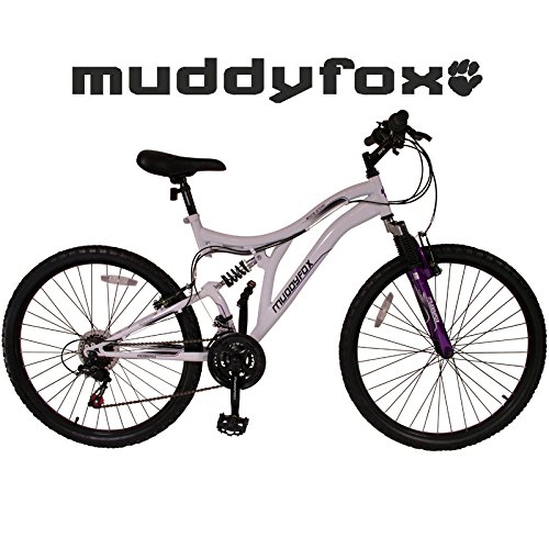 MuddyFox White Orchid 26`` Bike - White and Purple - Ladies