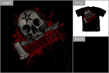Mudvayne (Skull- Hatchet) T-shirt cid_5183TSBP