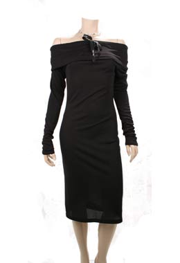 Scoop Neck Dress by Mujda